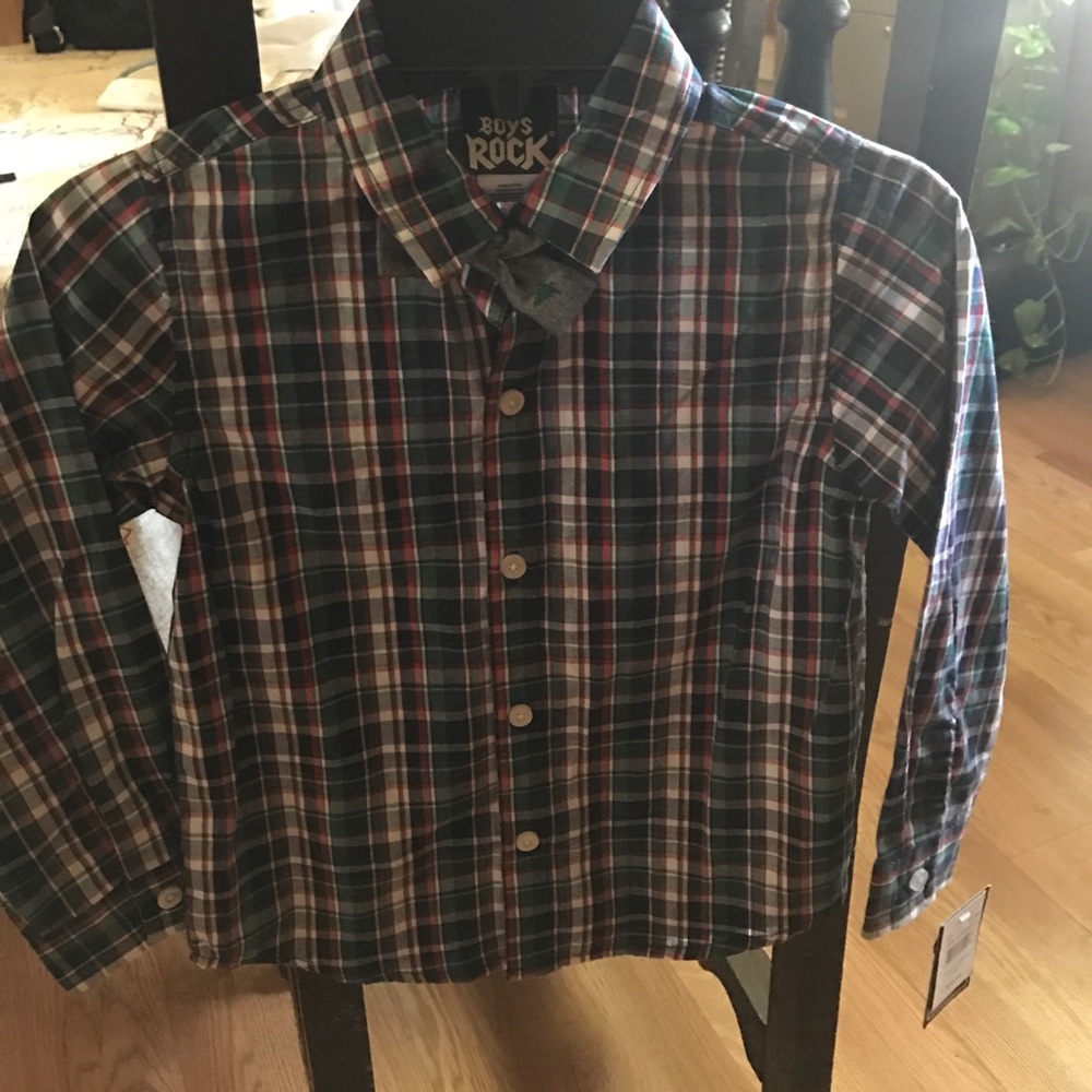Boys Rock Button up dress shirt
