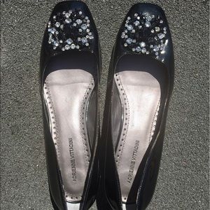 Adrienne Vittadini rhinestone wedges