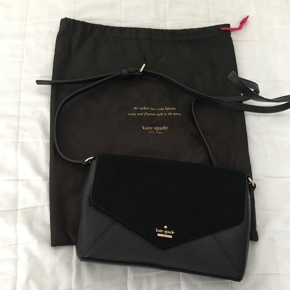Black Kate Spade Leather Crossbody