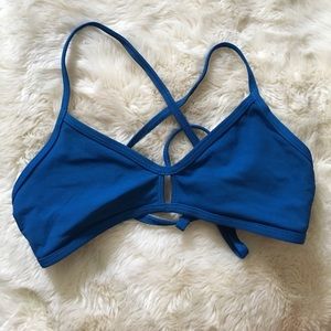 Jolyn Vent Top- Deep Blue Sea