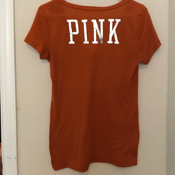 VS Pink University of Texas UT V-Neck Tee - Picture 3 of 5