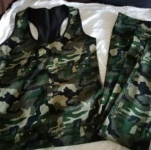 Camo Work out Set One Size
