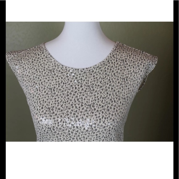 Ann Taylor LOFT Women's Sequin Blouse Sz XSP - Picture 2 of 7