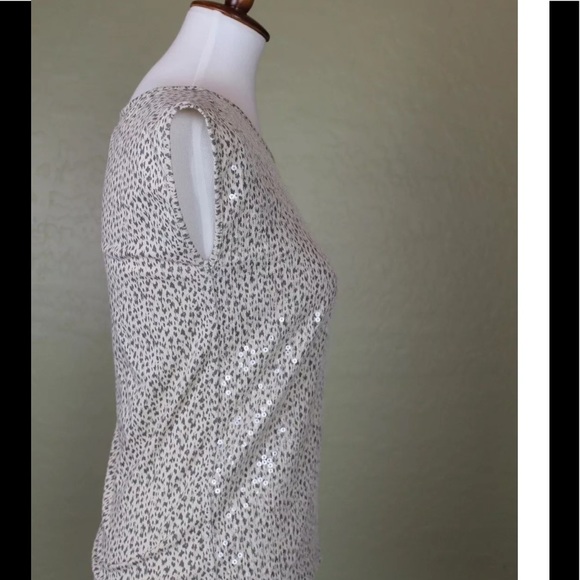 Ann Taylor LOFT Women's Sequin Blouse Sz XSP - Picture 5 of 7