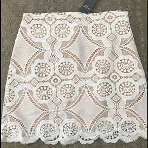 Abercrombie White Lace Skirt