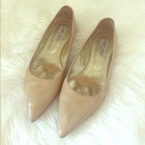 Jimmy Choo pointed leather flats