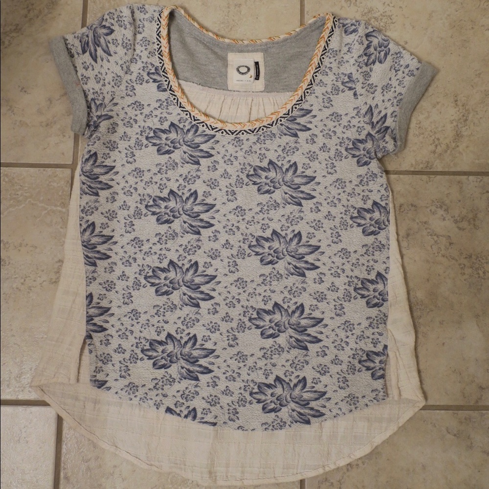 Anthropologie Floral Top
