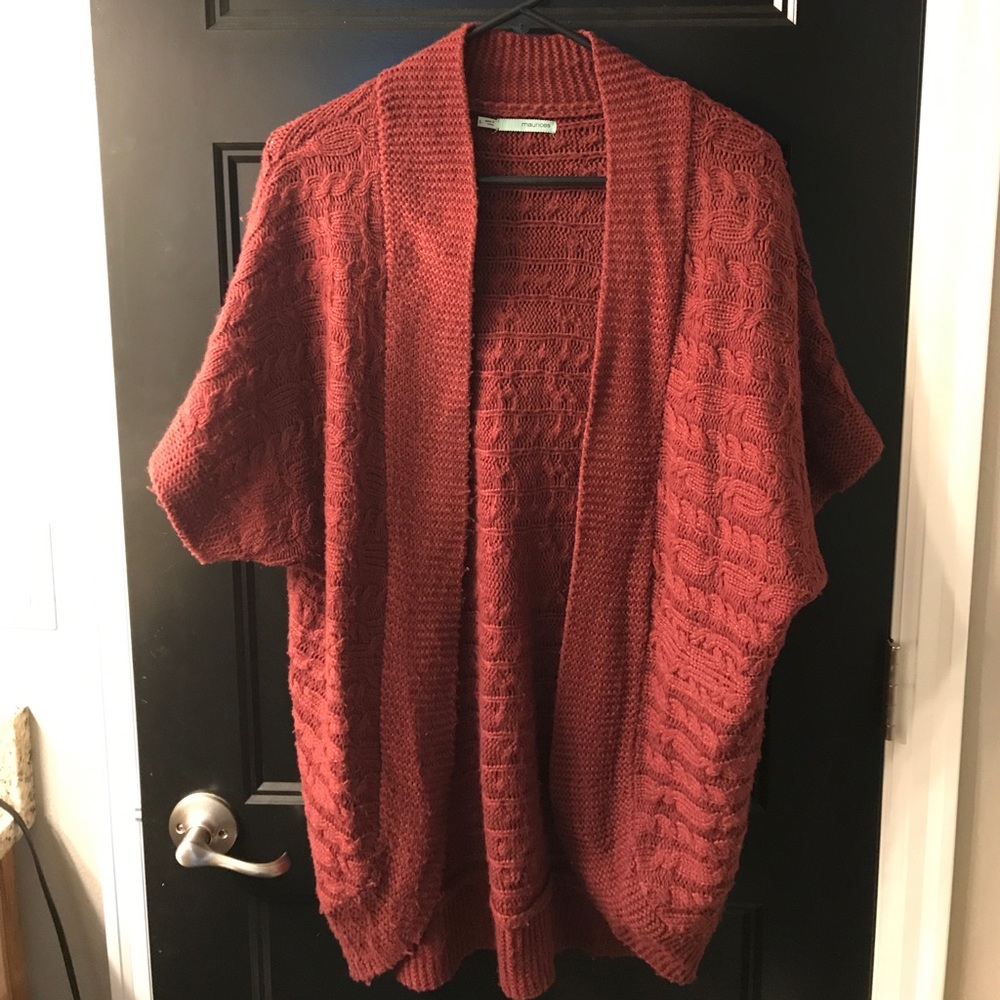 Maurice's maroon sweater