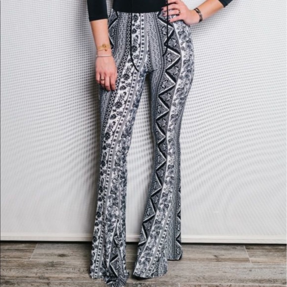 Paisley flared pants - Picture 1 of 1