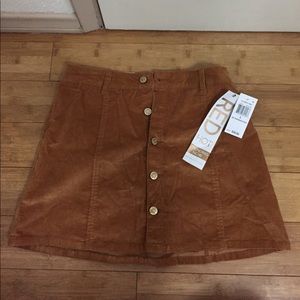 BROWN CORDUROY SKIRT FROM MACYS