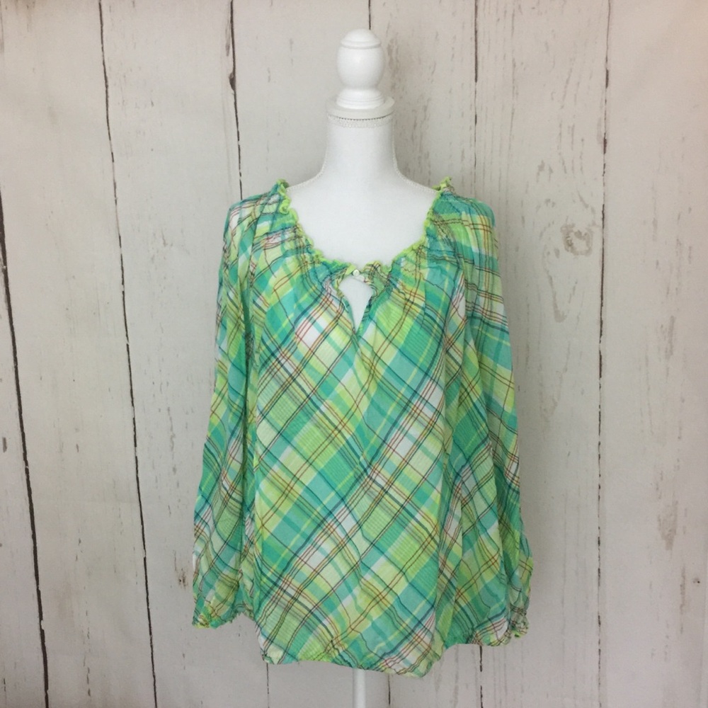 Lane Bryant Green Top