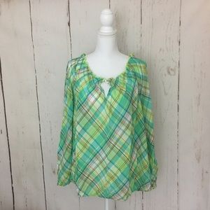 Lane Bryant Green Top