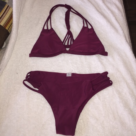 Other - 2 piece - maroon  - Never worn - fits like S/M