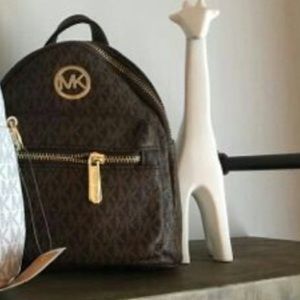 michael kors brown mini backpack