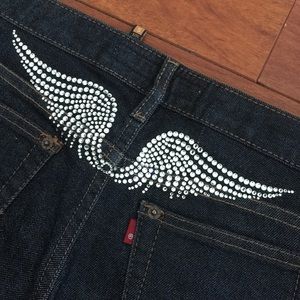 Tankbest Jeans, Angel Wings Straight leg Pants