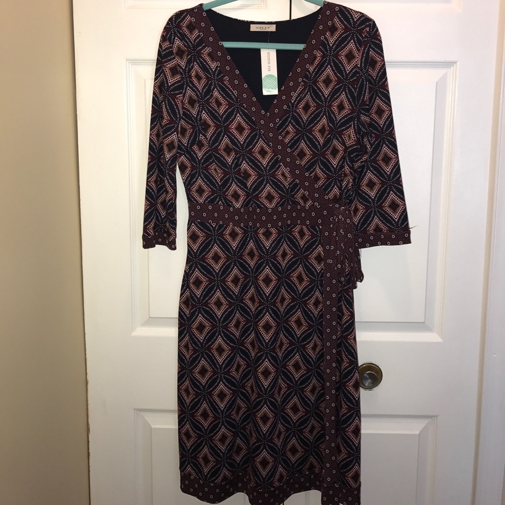 NWT StitchFix maternity faux wrap dress