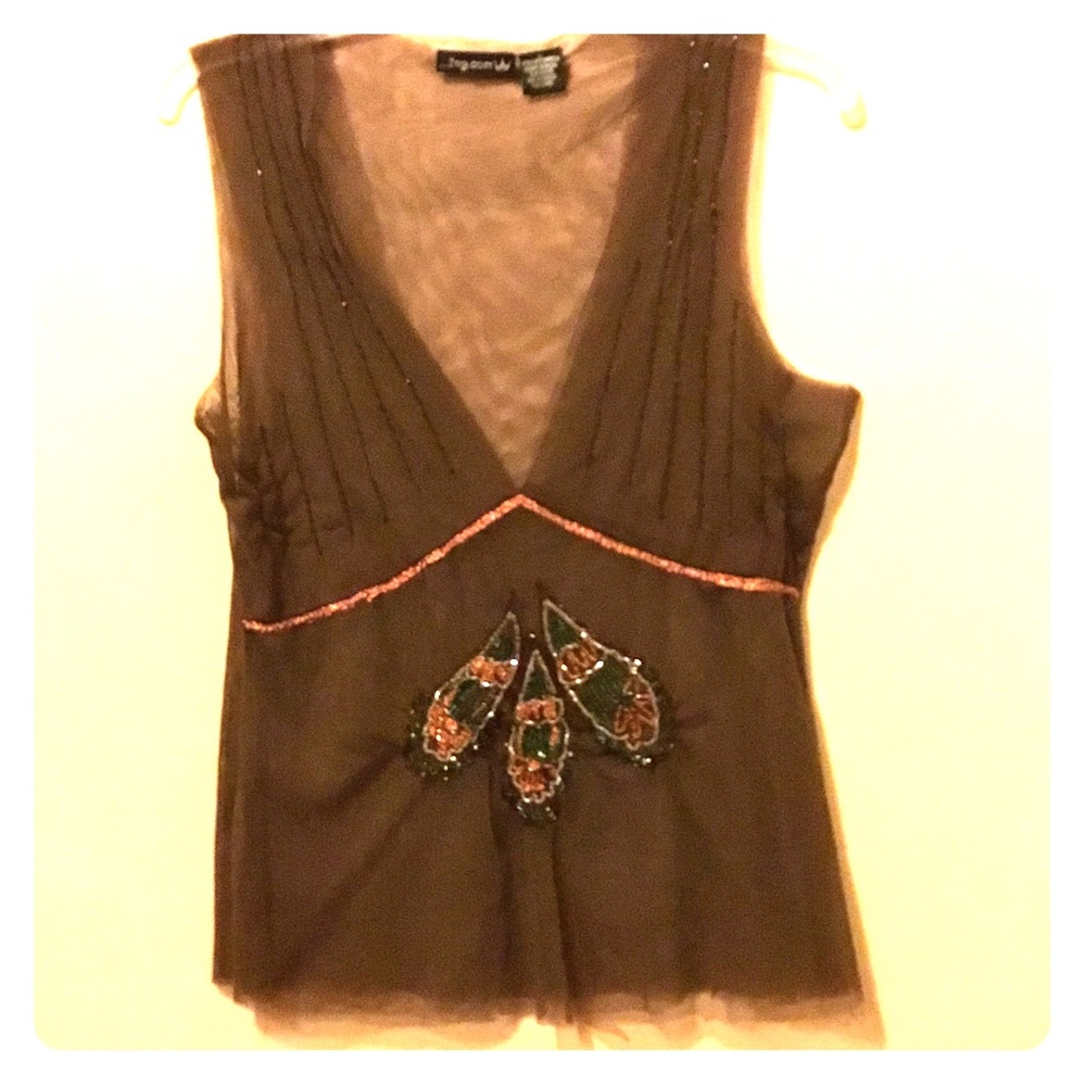 Sparkly Mesh Top 🤳🏼