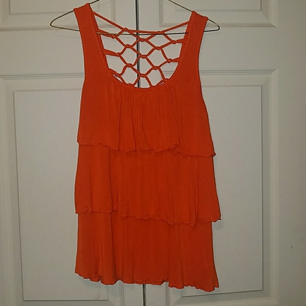 Orange tiered tank