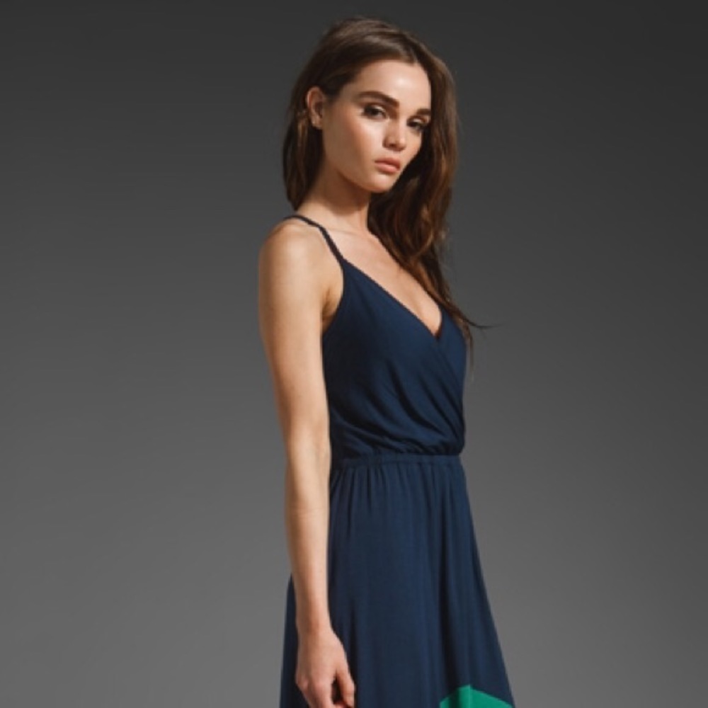 Jersey Alba Color Blocked Dress by Michael Stars