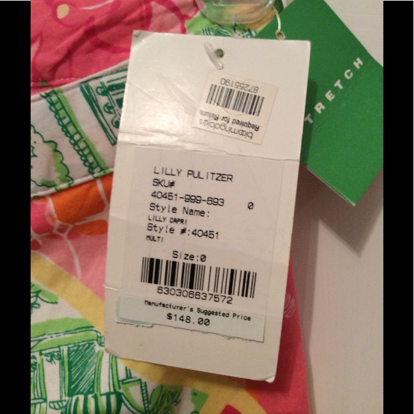 🆕NEW--LILLY PULITZER PANTS--BEAUTIFUL--NWT - Picture 2 of 6