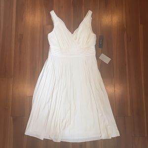 White Empire Waist Dress