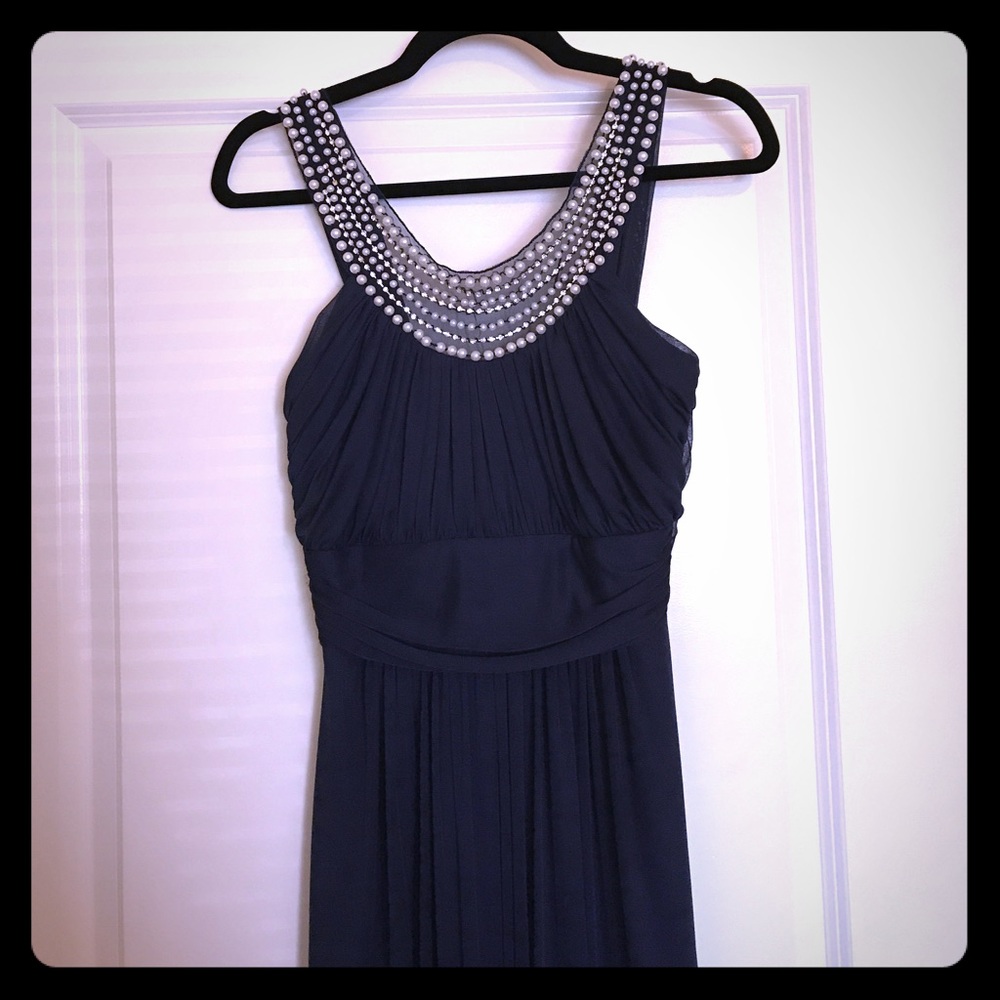 Alejandra Sky Marcie Pearl Neckline Gown
