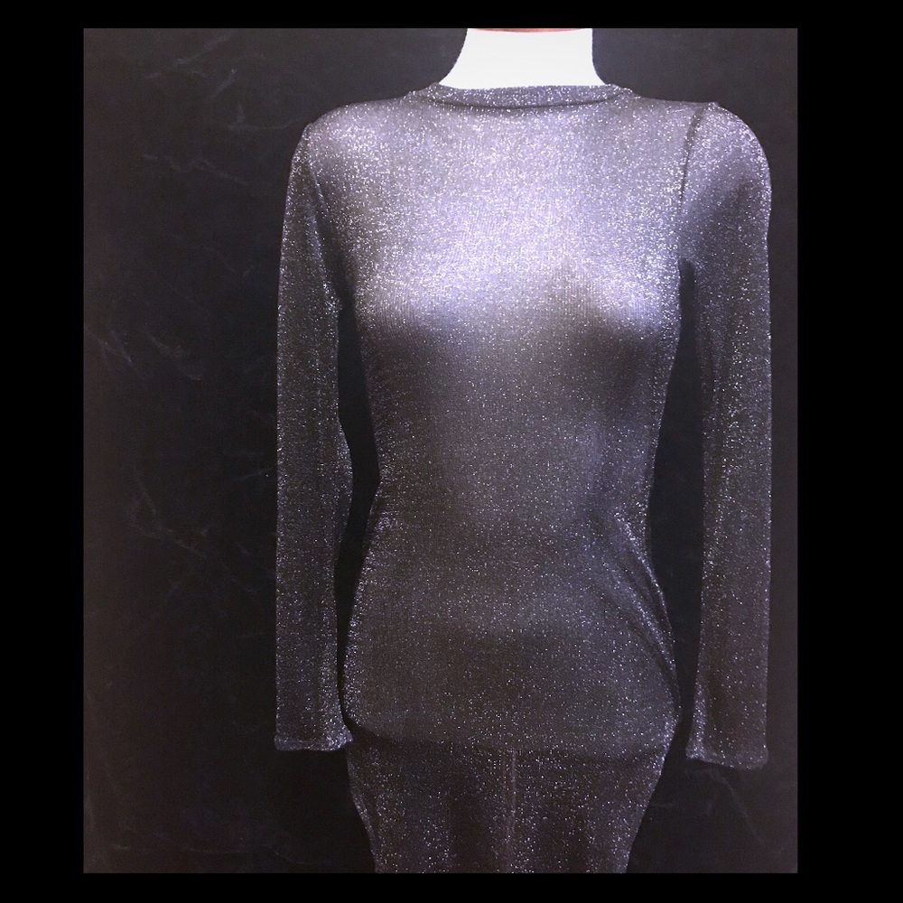 Black Iridescent Dress