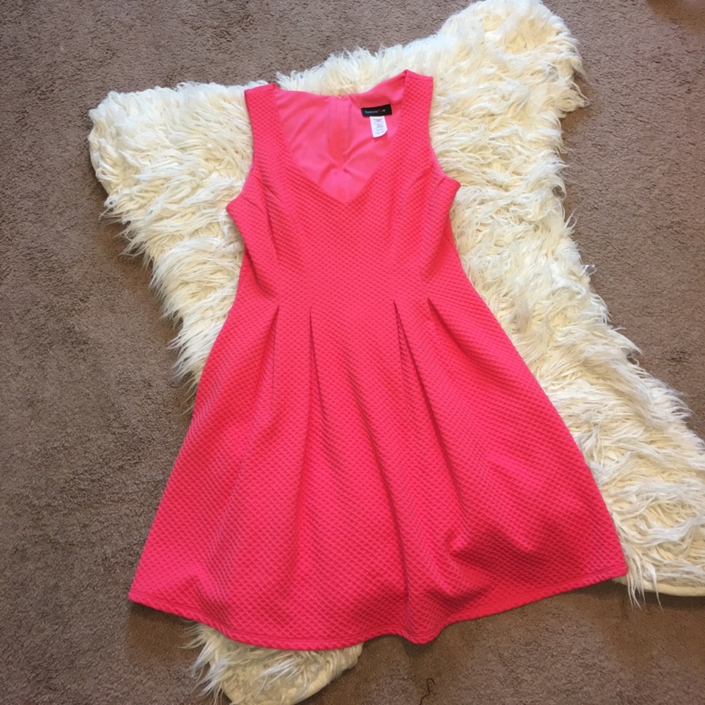 Coral dress