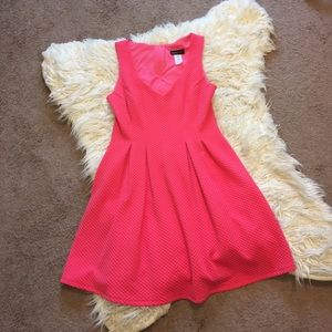Coral dress