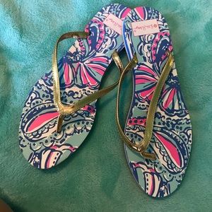 Lilly Pulitzer Flip Flops