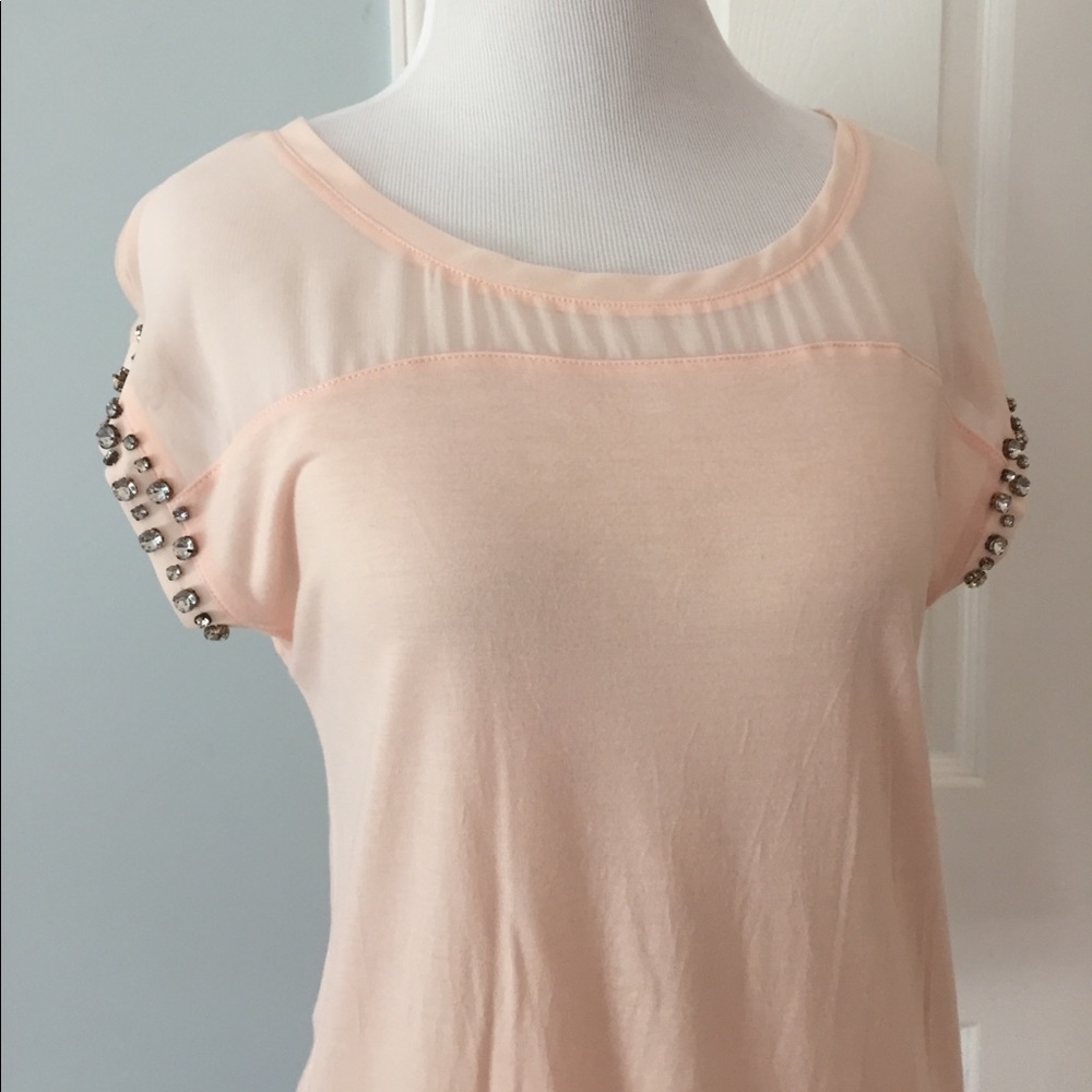 Express Jeweled Sleeveless Blouse
