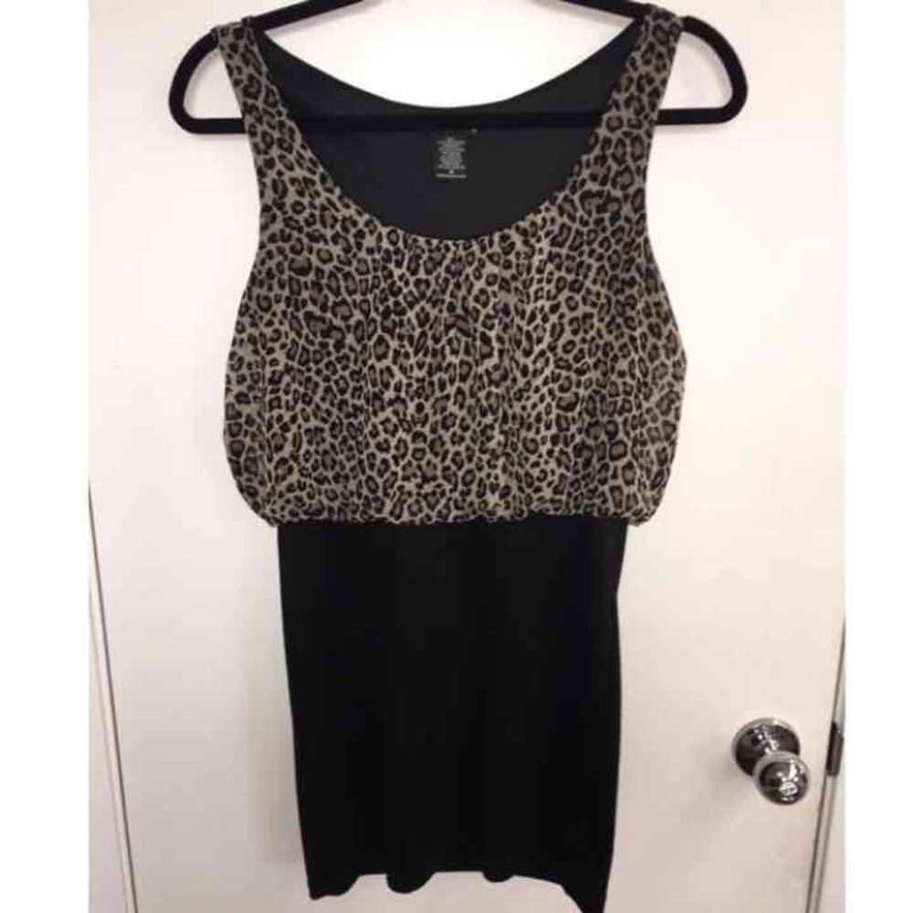 Cheetah print dress