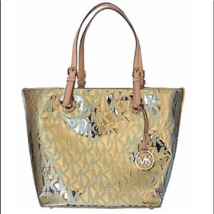 💖Michael Kors gold metallic purse💖