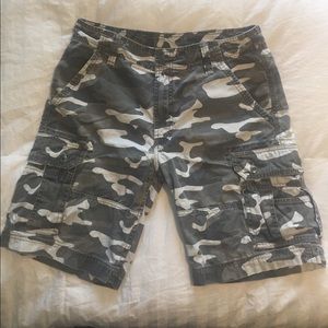 Camo Levi's cargo shorts