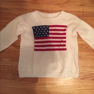 American Flag Sweater