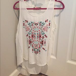 Pants Store Aztec print tank top
