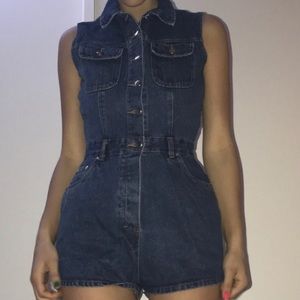 Vintage denim jumpsuit