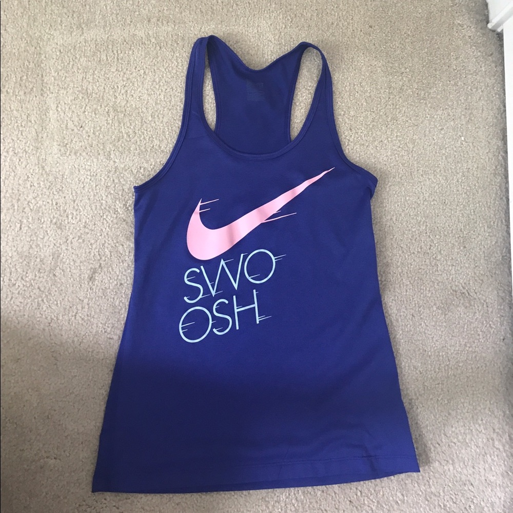 Nike purple workout tank (dri-fit)