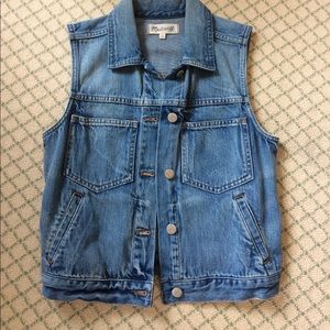 Madewell denim vest