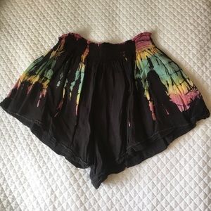 Surf Gypsy tie-dye shorts
