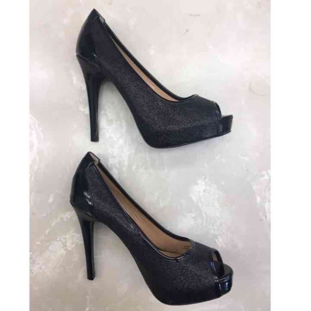 Black Sparkly Heels