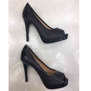 Black Sparkly Heels