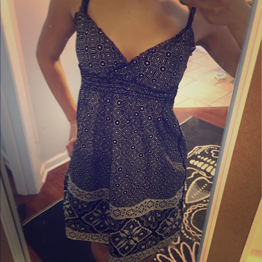 Patterned Summer Tank Dress