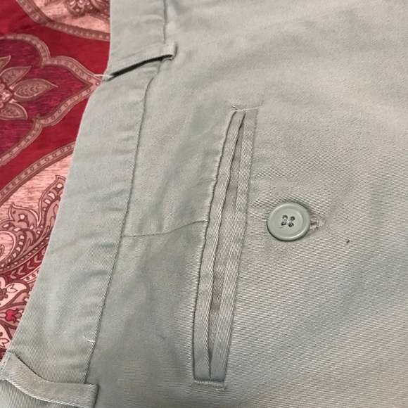 Green MOSSIMO Stretch pants. Size 14 Tall. - Picture 3 of 5