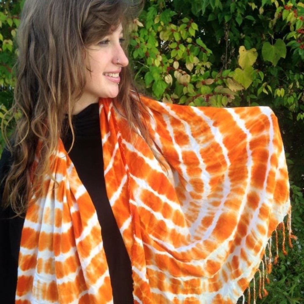 Orange dream scarf