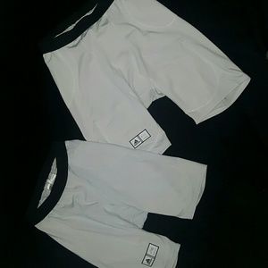 Sold - Adidas Compression Shorts (2 Pair)