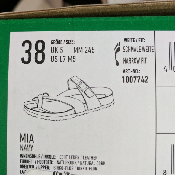 🚫 sold 🚫 Betula by Birkenstocks. Mia sandals - Picture 6 of 6