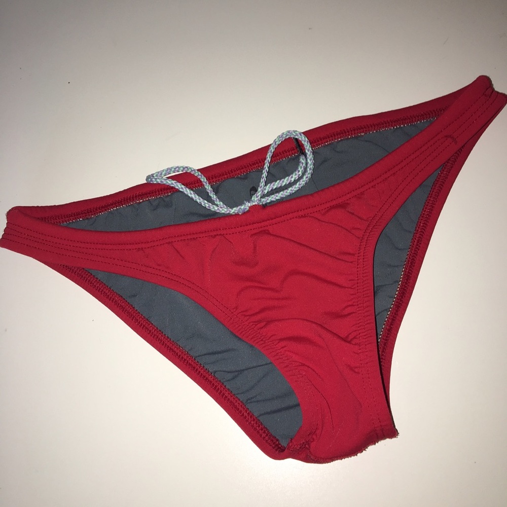 Jolyn Red Bikini Bottoms