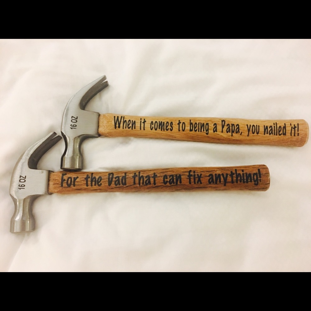 Wedding or Fathers Day hammers