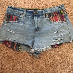 Aztec Free People Shorts Size 27